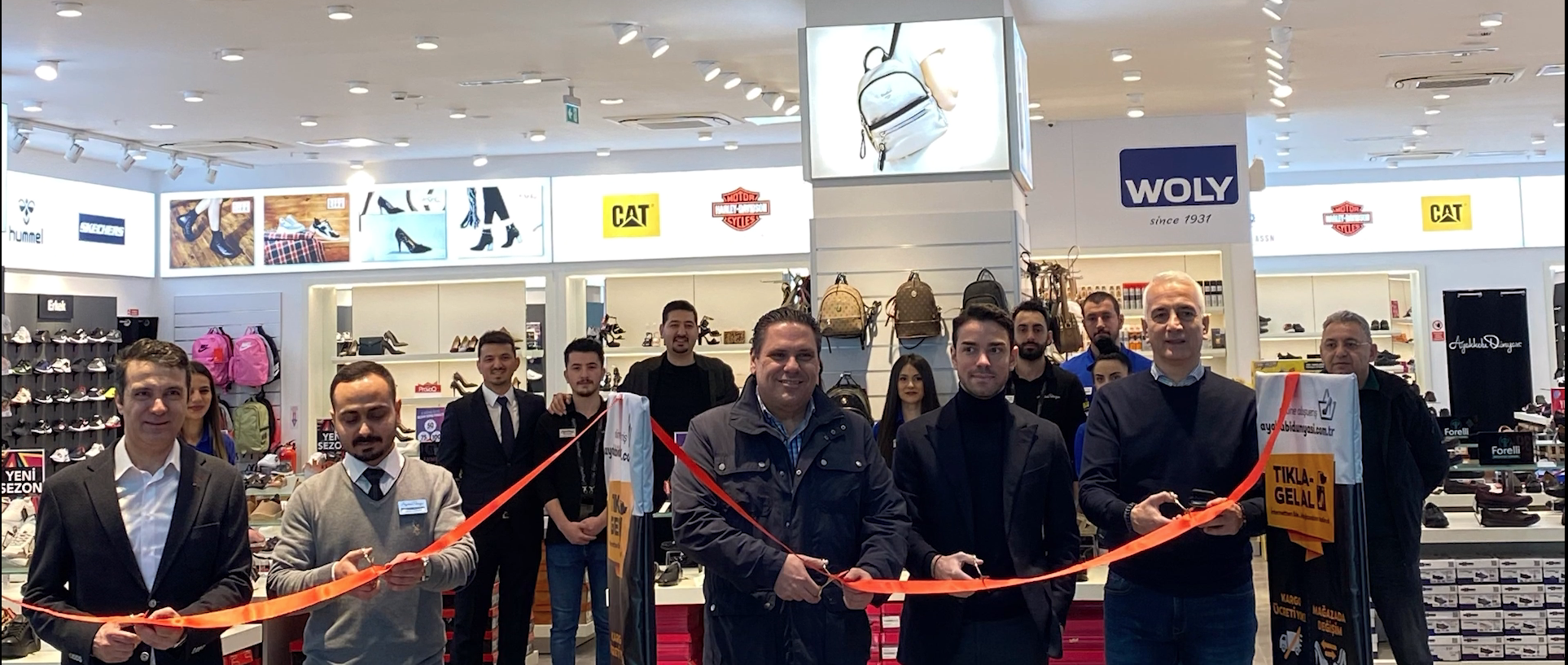 One of Kerem Kamisli's shoe stores