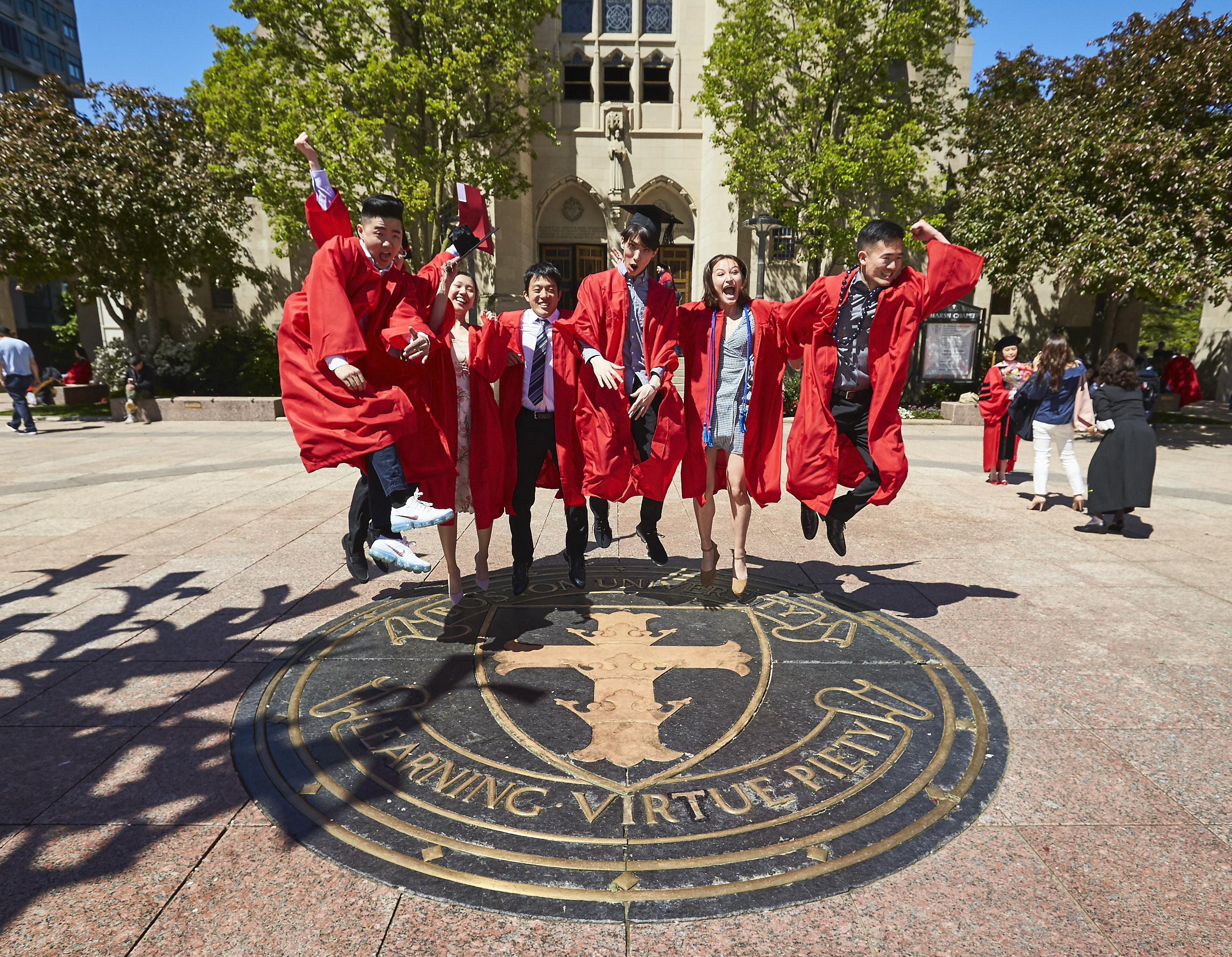 Class of 2019 Step on BU Seal