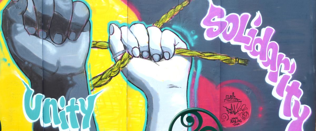 George Floyd street mural